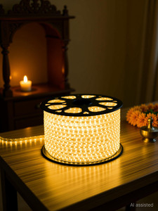 volt vision 1200 leds 20 m yellow steady strip rice lights