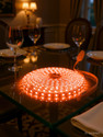 Volt Vision 1200 LEDs 5 m Orange Steady Strip Rice Lights