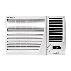 voltas 15 ton hot and cold window ac copper 18h dzb white