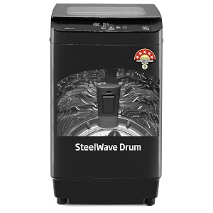 voltas beko top load 7 kg 5 star eco washmonsoon dry fully-automatic washing machine wtl70 water reuse side waterfall mansoon dry dark grey