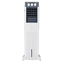 Voltas Slimm 35, Tower Air Cooler for home, Honey comb cooling pad with Ice Chamber, Mechanical Operation with Auto swing louvers, Freestanding 35 Litres, White