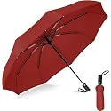 Umbrella Automatic Open Travel Umbrella with Wind Vent,Umbrella big size for men, Umbrella for girls, Umbrellas for rain,Windproof Umberalla Large for Man,Women (Red)