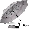Umbrella Automatic Open Travel Umbrella with Wind Vent,Umbrella big size for men, Umbrella for girls, Umbrellas for rain,Windproof Umberalla Large for Man,Women (Grey)