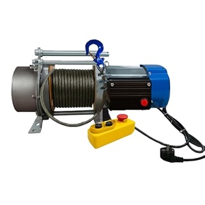 voltz cd-k1-1500kg 30mtr material lifting electric winch heavy duty winch with 8mm wire rope industrial use remote control electric winch 750kg-1500kg