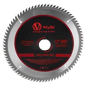 voltz miter saw blade 305mm12 inch 80t steel wood cutter suitable with vz-ms305 miter saw blade pack of-1