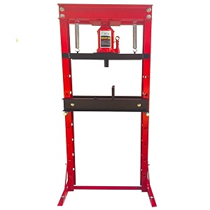 voltz tools 20 ton hydraulic shop press floor press h frame load capacity 20 ton overall height 6134