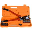 VOLTZ VZ-HC-400 (13 dies) Hydraulic Crimping Tools 10-400mm2 Wire Terminal Crimper Copper, 10-400mm2 Pressure 20Tons Hydraulic Crimping Tool Terminal Hydraulic manual crimper
