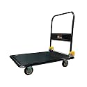 VOLTZ VZ-VHT 300 Platform Trolley 300 kg Steel Platform Truck Moving Platform Steel Hand Trolley with 360 Degree Swivel Wheels and Rubber Bumper for Safety for Easy Storage