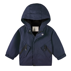 Toddler Boy Fall Winter Windbreaker Fleece Jacket