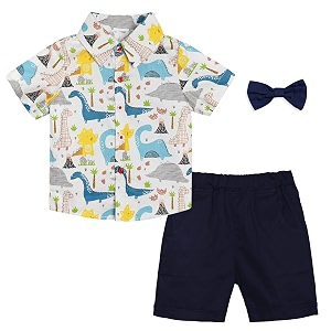 Volunboy Toddler Boy Hawaiian Short Sets Short