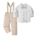 Volunboy Toddler Boys Formal Wedding Guest Dress Clothes Ring Bearer Outfit