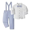 Volunboy Toddler Boys Formal Wedding Guest Dress Clothes Ring Bearer Outfit