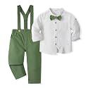 Volunboy Toddler Boys Formal Wedding Guest Dress Clothes Ring Bearer Outfit