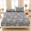 VOMZER Elastic Fitted Warm Flannel Bedsheet King