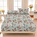 VOMZER Elastic Fitted Warm Flannel Bedsheet King