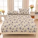 VOMZER Elastic Fitted Warm Flannel Bedsheet King