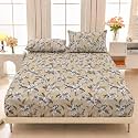VOMZER Elastic Fitted Warm Flannel Bedsheet King