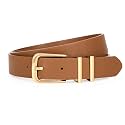 VONMELLI Women's Soft Faux Leather Belt for Jeans Pants Dress Fashion Ladies Waist Belt with Gold/Silvery Buckle