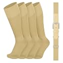 VONMELLI Youth Baseball Belt and Socks Combo, Elastic Softball Belts and Socks for Boys and Adult (2 Pairs of Socks &amp; 1 Belt)