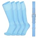 VONMELLI Youth Baseball Belt and Socks Combo, Elastic Softball Belts and Socks for Boys and Adult (2 Pairs of Socks &amp; 1 Belt)