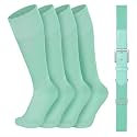 VONMELLI Youth Baseball Belt and Socks Combo, Elastic Softball Belts and Socks for Boys and Adult (2 Pairs of Socks &amp; 1 Belt)