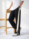 Vontade Striped Men Black Track Pants