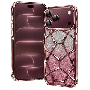 VONZEE Gradient Glitter Back Cover Case Compatible