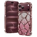 VONZEE Gradient Glitter Back Cover Case Compatible