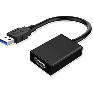 voocme usb to hdmi adapter usb 3020 to hdmi for multiple monitors 1080p compatible with windows xp7810