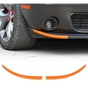 Voodonala for Dodge Challenger 2015-2023 Front Bumper Lip Splitter Protector Cover Compatible with Dodge Challenger 2015-2023(Orange, SXT)