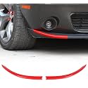Voodonala for Dodge Challenger 2015-2023 Front Bumper Lip Splitter Protector Cover Compatible with Dodge Challenger 2015-2023(Red, SXT)