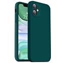 Vooii Compatible with iPhone 11 Case, Upgraded Liquid Silicone with [Flat Edges] [Camera Protection] [Soft Anti-Scratch Microfiber Lining] Phone Case for iPhone 11 6.1 inch - Teal