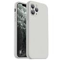 Vooii Compatible with iPhone 11 Pro Max Case Silicone, Stone