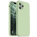 Vooii Compatible with iPhone 11 Pro Max Case Silicone, Matcha