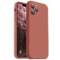 Vooii Compatible with iPhone 11 Pro Max Case Silicone, Caramel