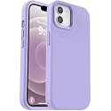 Vooii Compatible with iPhone 12 Case/iPhone 12 Pro Case, Liquid Silicone Upgrade [Soft Anti-Scratch Microfiber Lining] [Shockproof Drop Protection] Phone Case 6.1 inch - Light Purple