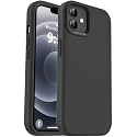 Vooii Compatible with iPhone 12 Case/iPhone 12 Pro Case, Liquid Silicone Upgrade [Soft Anti-Scratch Microfiber Lining] [Shockproof Drop Protection] Phone Case 6.1 inch - Black