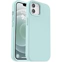Vooii Compatible with iPhone 12 Case/iPhone 12 Pro Case, Liquid Silicone Upgrade [Soft Anti-Scratch Microfiber Lining] [Shockproof Drop Protection] Phone Case 6.1 inch - Mint