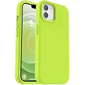 Vooii Compatible with iPhone 12 Case/iPhone 12 Pro Case, Liquid Silicone Upgrade [Soft Anti-Scratch Microfiber Lining] [Shockproof Drop Protection] Phone Case 6.1 inch - Fluorescent Green