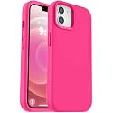 Vooii Compatible with iPhone 12 Case/iPhone 12 Pro Case, Liquid Silicone Upgrade [Soft Anti-Scratch Microfiber Lining] [Shockproof Drop Protection] Phone Case 6.1 inch - Hot Pink
