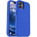 Vooii Compatible with iPhone 12 Case/iPhone 12 Pro Case, Liquid Silicone Upgrade [Soft Anti-Scratch Microfiber Lining] [Shockproof Drop Protection] Phone Case 6.1 inch - Klein Blue
