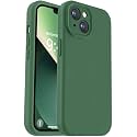 Vooii Compatible with iPhone 13 Case, Liquid Silicone Upgrade [Camera Protection] [Soft Anti-Scratch Microfiber Lining] Shockproof Phone Case for iPhone 13 6.1 inch - Green