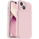 Vooii Compatible with iPhone 13 Case, Liquid Silicone Upgrade [Camera Protection] [Soft Anti-Scratch Microfiber Lining] Shockproof Phone Case for iPhone 13 6.1 inch - Pink Sand