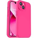 Vooii Compatible with iPhone 13 Case, Liquid Silicone Upgrade [Camera Protection] [Soft Anti-Scratch Microfiber Lining] Shockproof Phone Case for iPhone 13 6.1 inch - Hot Pink
