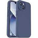 Vooii Compatible with iPhone 13 Case, Liquid Silicone Upgrade [Camera Protection] [Soft Anti-Scratch Microfiber Lining] Shockproof Phone Case for iPhone 13 6.1 inch - Navy Blue