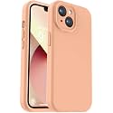 Vooii Compatible with iPhone 13 Case, Liquid Silicone Upgrade [Camera Protection] [Soft Anti-Scratch Microfiber Lining] Shockproof Phone Case for iPhone 13 6.1 inch - Cantaloupe