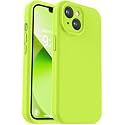 Vooii Compatible with iPhone 13 Case, Liquid Silicone Upgrade [Camera Protection] [Soft Anti-Scratch Microfiber Lining] Shockproof Phone Case for iPhone 13 6.1 inch - Fluorescent Green