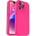 Vooii Compatible with iPhone 13 Pro Case, Liquid Silicone Upgrade [Camera Protection] [Soft Anti-Scratch Microfiber Lining] Shockproof Phone Case for iPhone 13 Pro 6.1 inch - Hot Pink