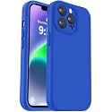 Vooii Compatible with iPhone 13 Pro Case, Liquid Silicone Upgrade [Camera Protection] [Soft Anti-Scratch Microfiber Lining] Shockproof Phone Case for iPhone 13 Pro 6.1 inch - Klein Blue