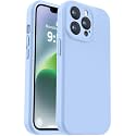 Vooii Compatible with iPhone 13 Pro Case, Liquid Silicone Upgrade [Camera Protection] [Soft Anti-Scratch Microfiber Lining] Shockproof Phone Case for iPhone 13 Pro 6.1 inch - Light Blue